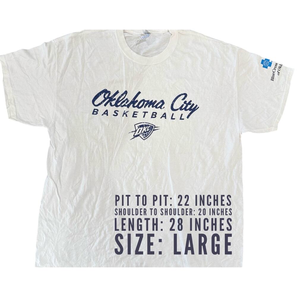Vintage Tees - NBA Oklahoma City Thunder Graphic Tee*SZ L - Picture 3 of 5